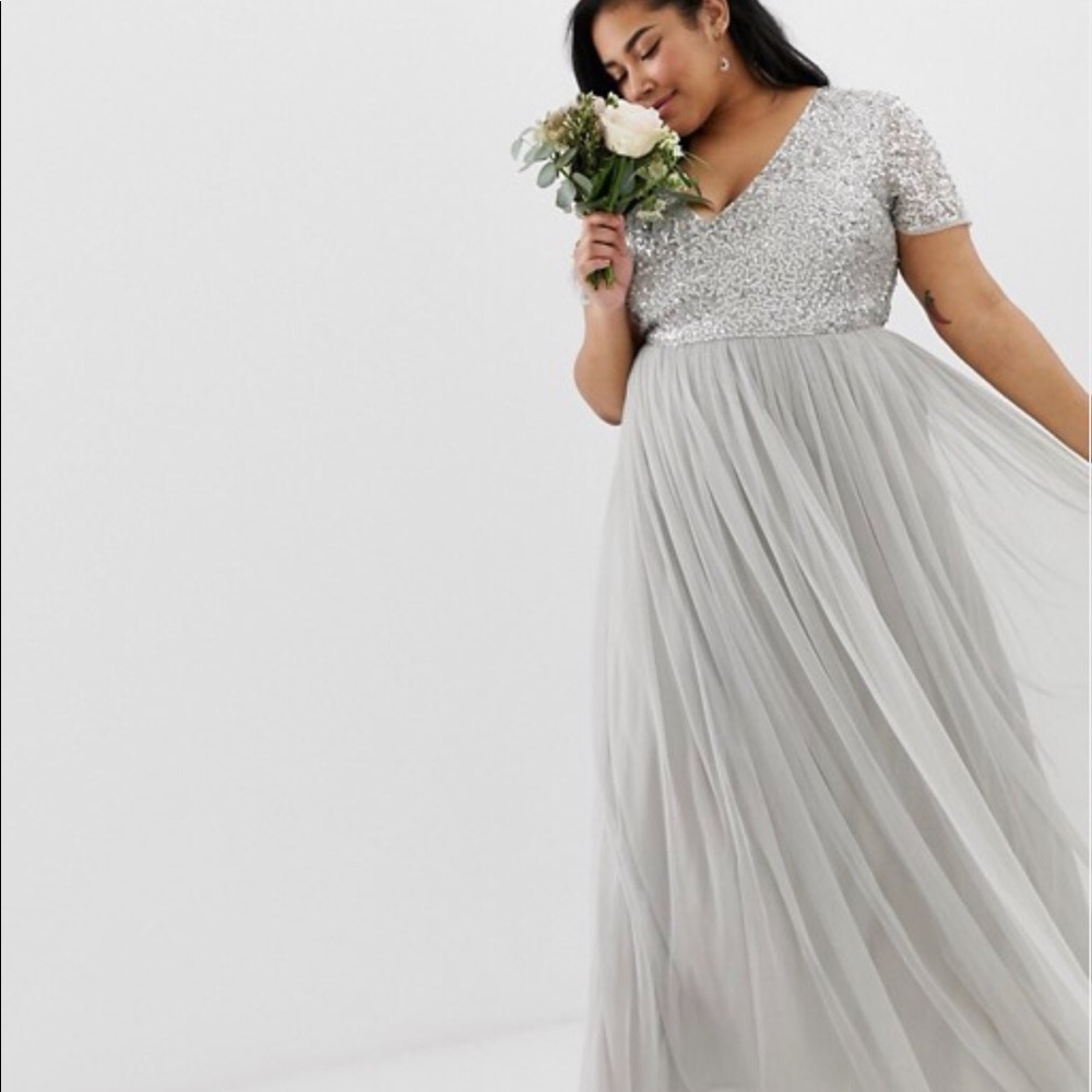 ASOS Maya Sequin Gown/Maxi Dress Size 20 Plus